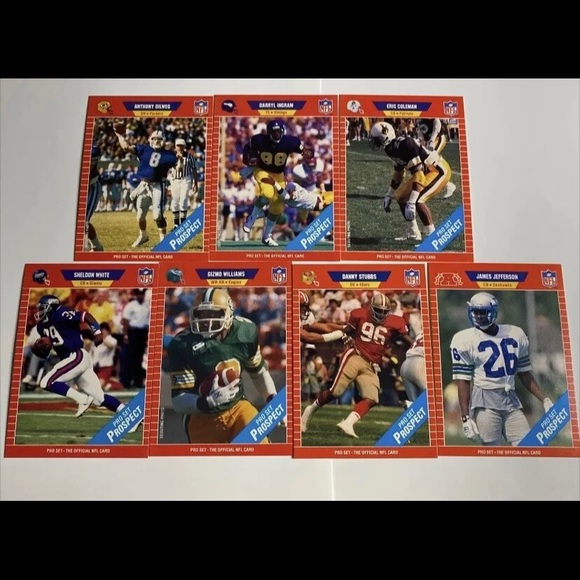 Vintage 1989 Pro Set Football Cards Lot of 134 Cards - Picture 11 of 12